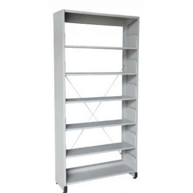 EG S316 - Single Sided Library Rack Shelf with Side Panel | Rak Buku Perpustakaan